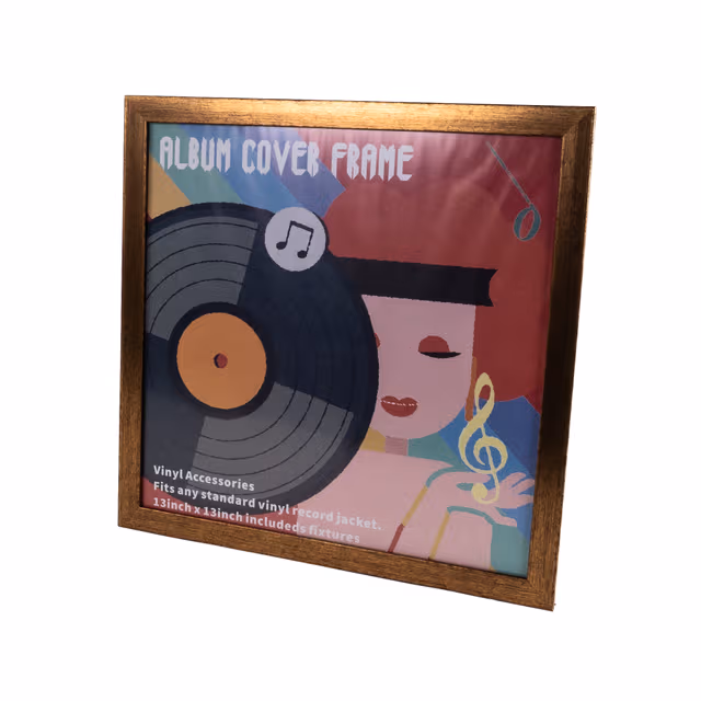 Studio 57 ramme for 12"" vinylplate (brun)