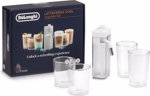 De'Longhi LatteCrema Cool melkeskummer oppgraderingssett (transparent)