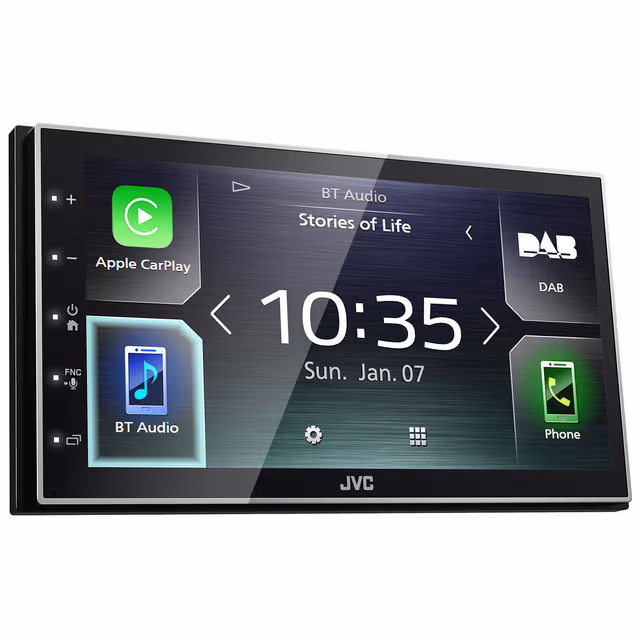JVC Double DIN DAB+ bilstereo KW-M745DBT