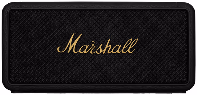 Marshall Middleton trådløs bærbar høyttaler (sort/messing)