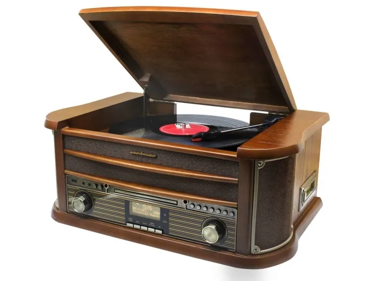 Aster Turntable SoundmNR565DAB chêne rustique