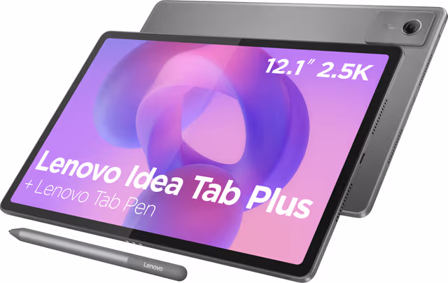 Lenovo Idea Tab Plus WiFi nettbrett 12/256GB + Lenovo Tab pen (luna grey)