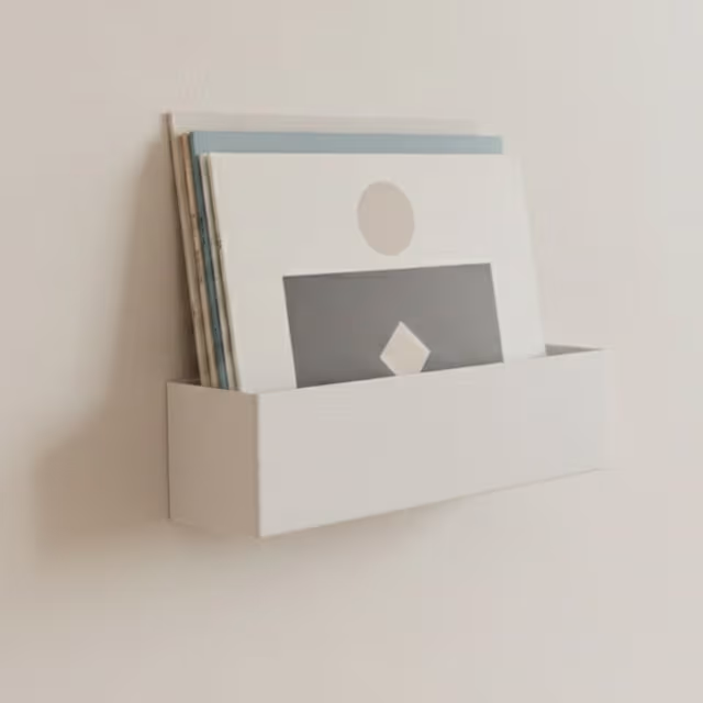 Studio 57 Vinyl Veggdisplay (hvit)