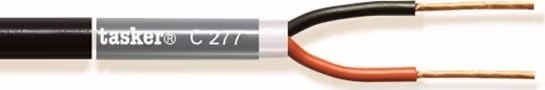 Tasker Speaker Kabel på Snelle 2x 4.00 mm² 50 m Svart