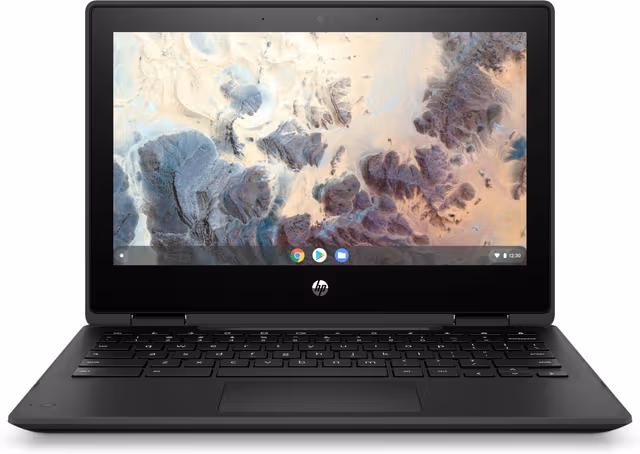 HP Chromebook x360 11 G4 11.6" (Sort)