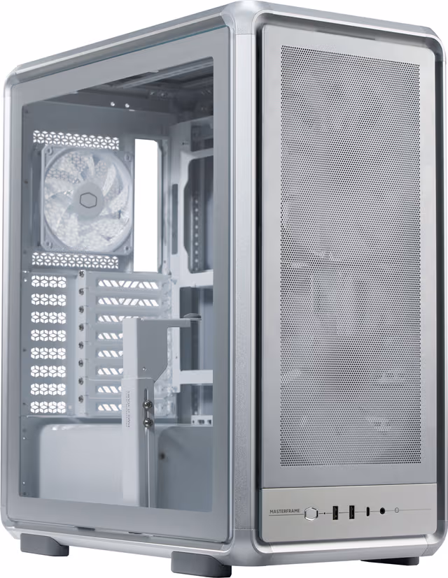 Cooler Master MasterFrame 500 Mesh PC-kabinett (sølv)