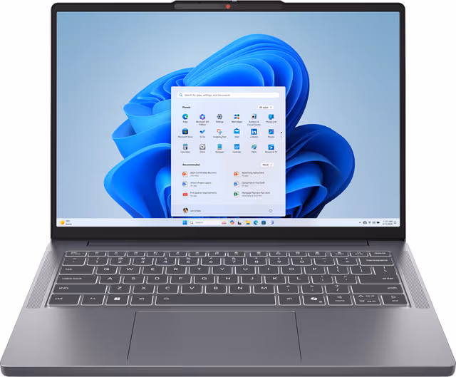 Lenovo IdeaPad Slim 3 14" R5-7535HS/16/512/OLED bærbar PC (grå)