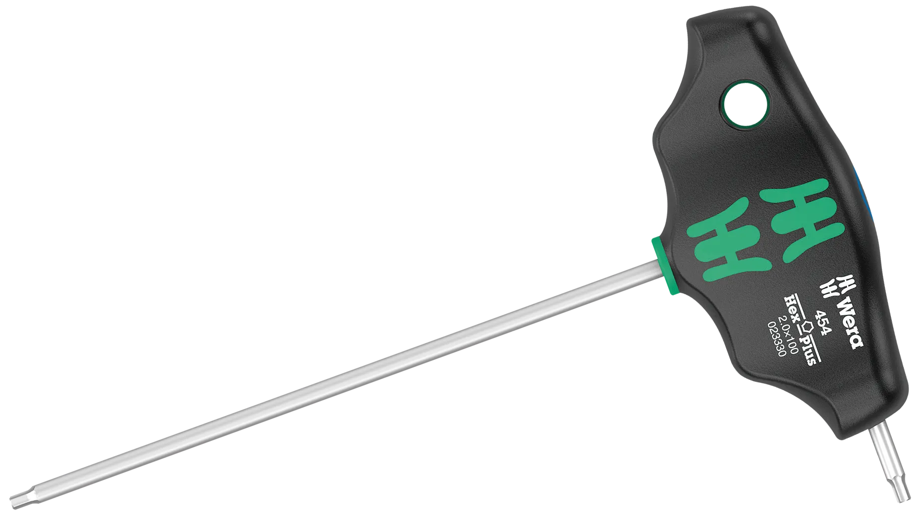 Wera 454 T-handle hexagon screwdriver Hex-Plus 2 x 100 mm