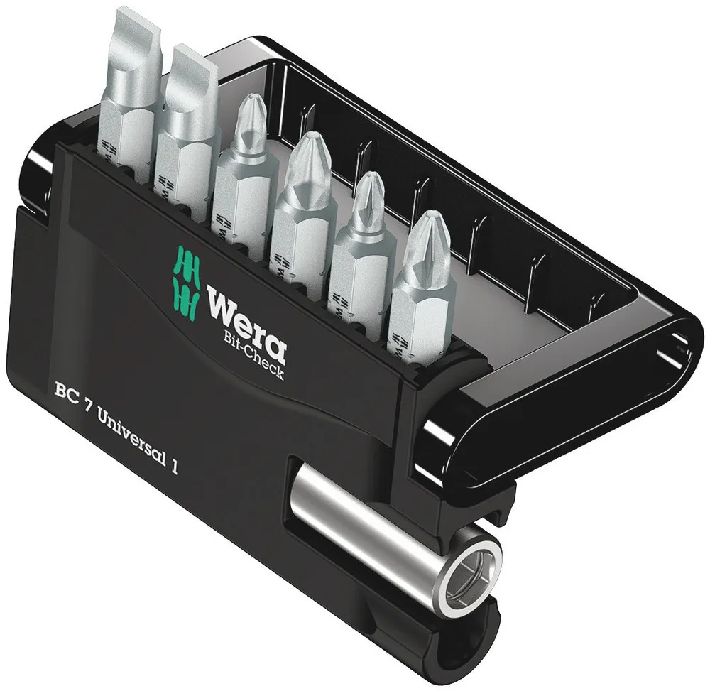 Wera Bit-Check 7 Universal 1. 7 pieces