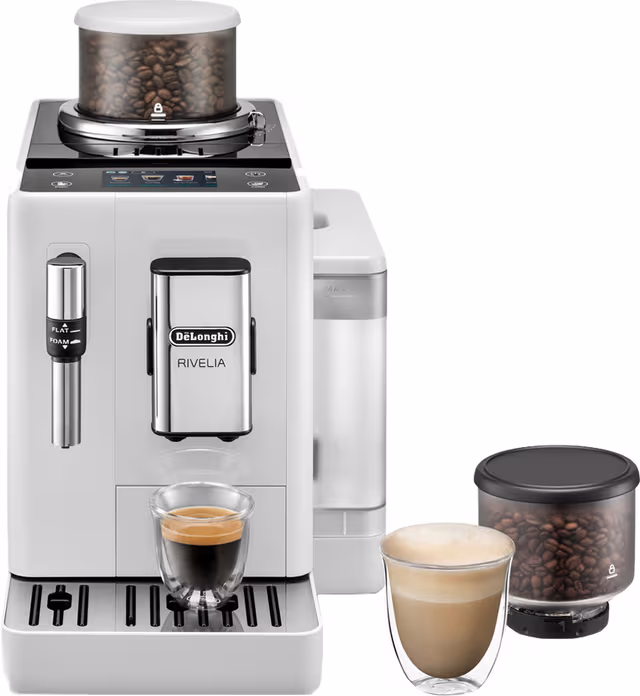 DeLonghi Rivelia espressomaskin EXAM440.35.W (hvit)
