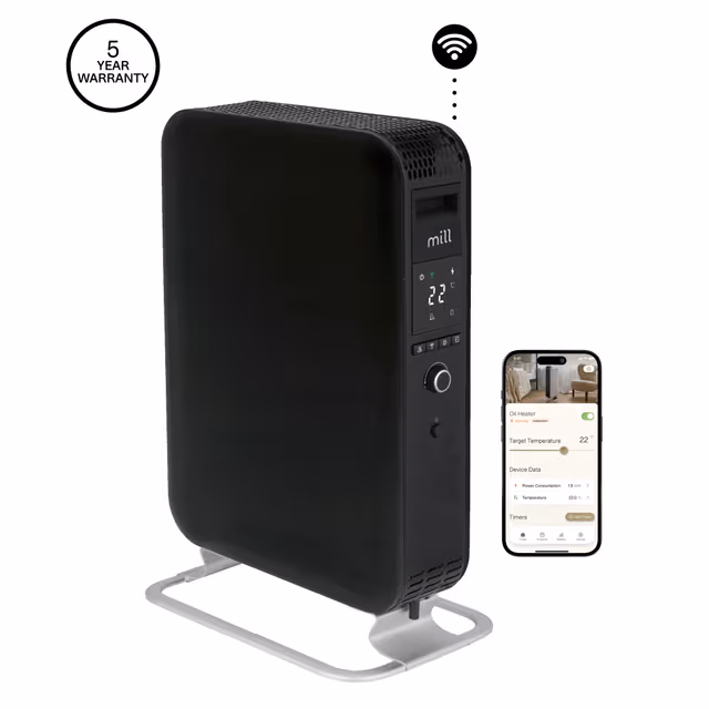 Mill Gentle Air oljeovn OIL2000WIFI3BLACK (sort)