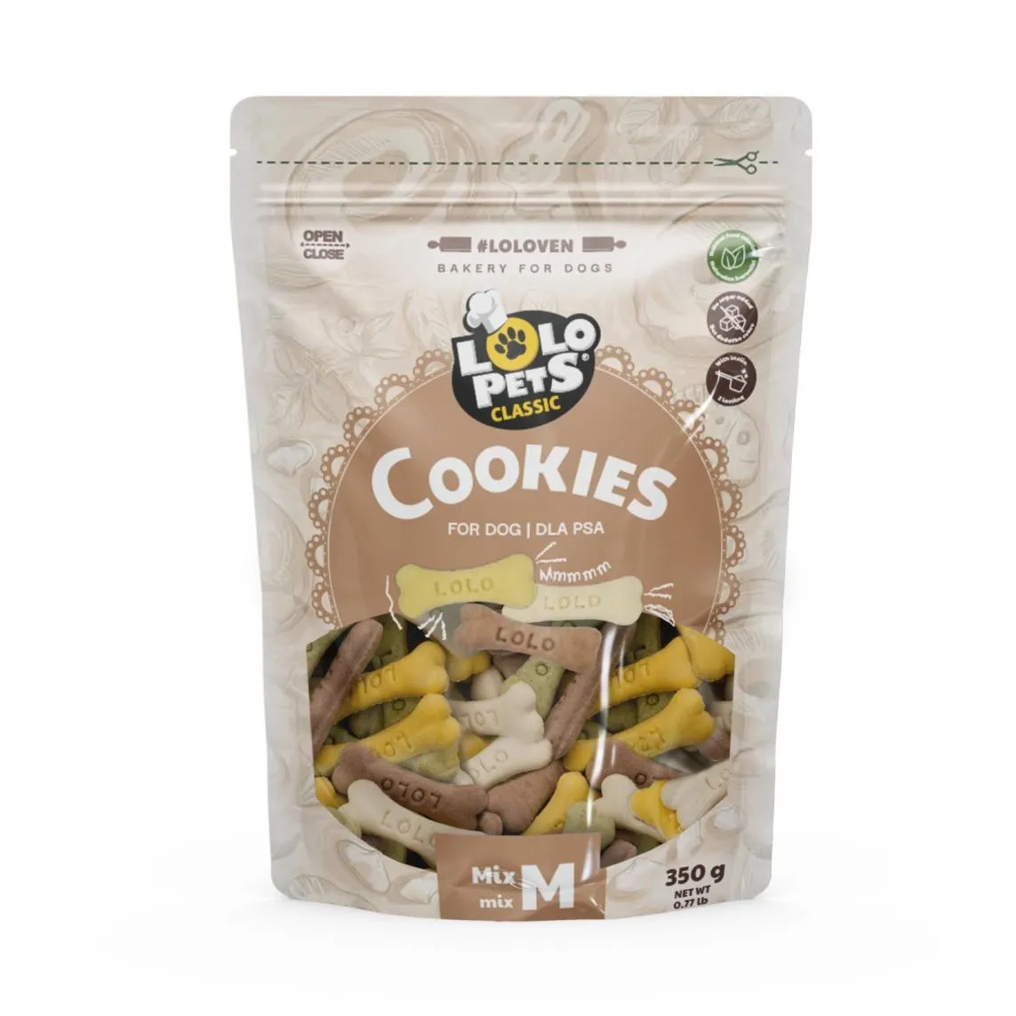 Lolo Pets Hundekjeksbein 350gr - Small