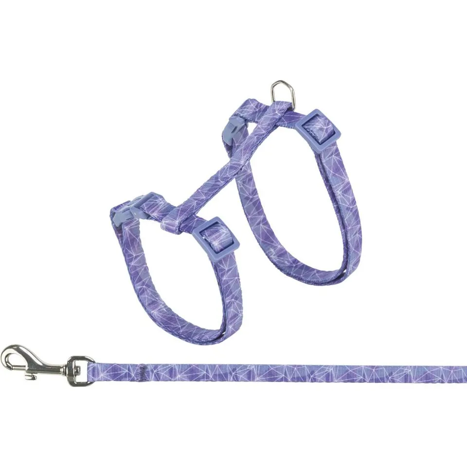 Trixie Kattesele med line geometrisk motiv