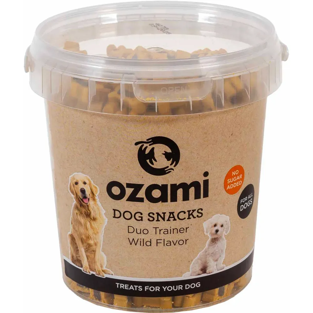 Ozami Dog Snack Duotrainer Wild Bucket 500g