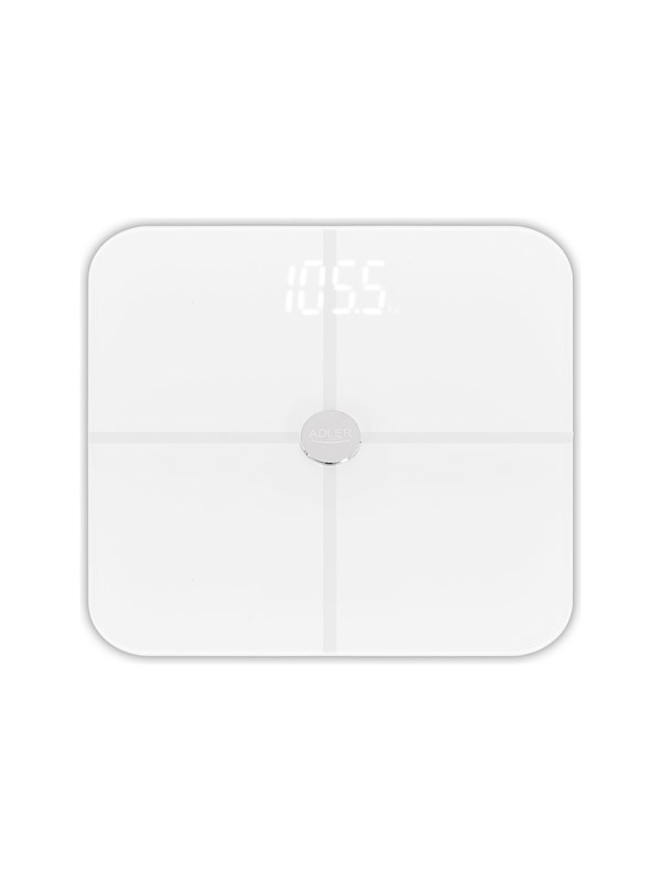 Camry Adler AD 8187 - bathroom scales - white
