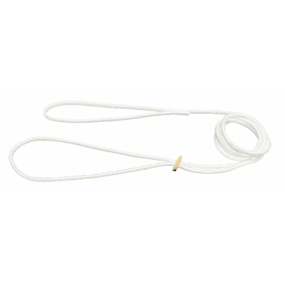 Alac Utstillingskobbel Rund Polyester 6 mm x 160 cm  -  Flere farger - Hvit