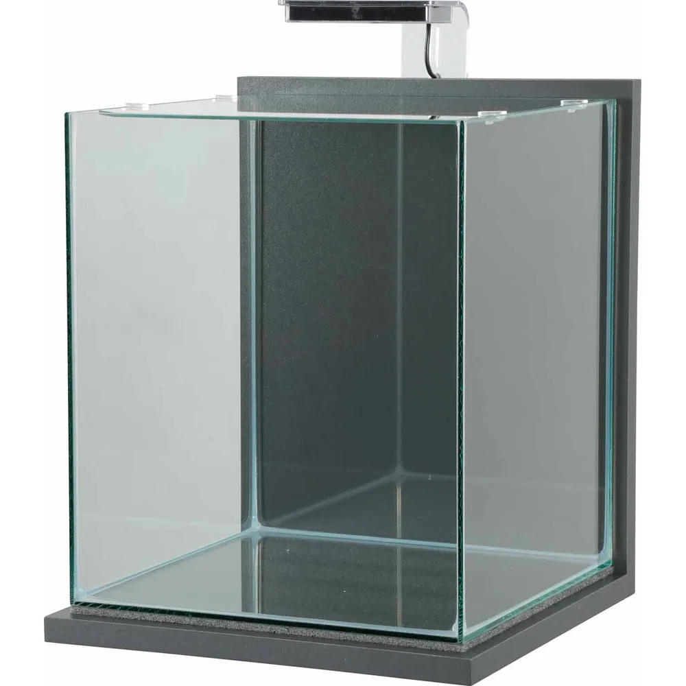 Nanoakvarium Zolux 31L 30×30×35 cm - Antrasittgrå