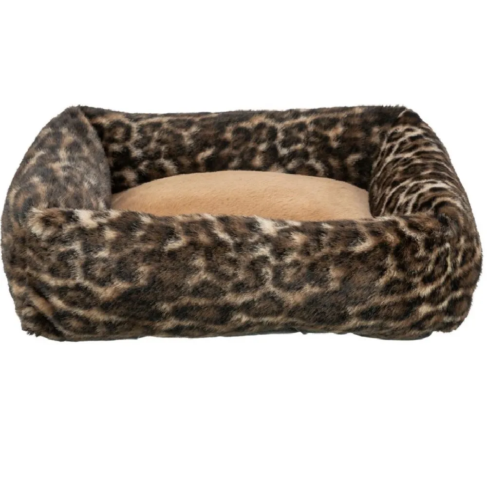 Trixie Leo SOFT Edition Hunde- og Katteseng  -  2 farger og 3 størrelser - 60x50cm - Brun