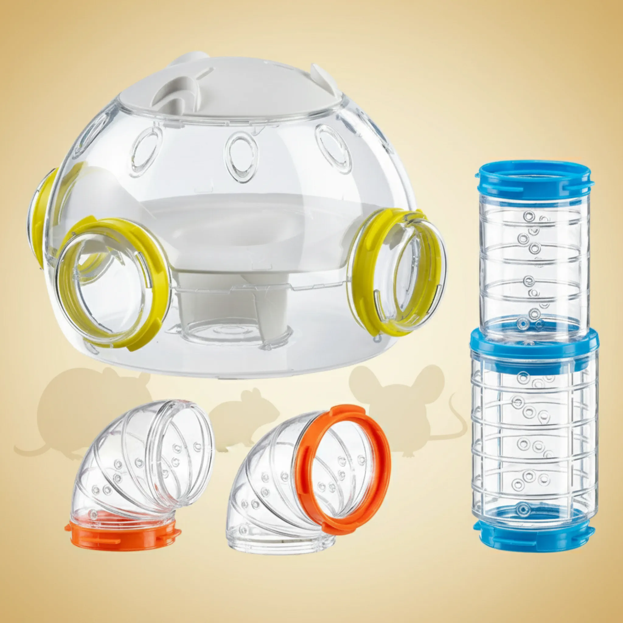 Hamsterhus kit modul Ferplast Lab 22,5×20,7×14,3 cm