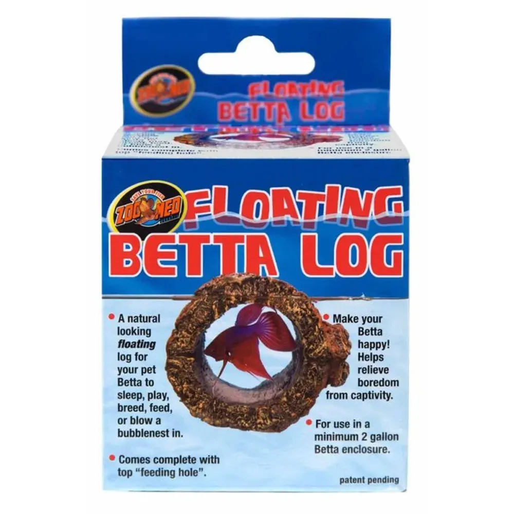 Zoo Med Floating Betta Log - Flytende hvilested og lekeplass for kampfisk
