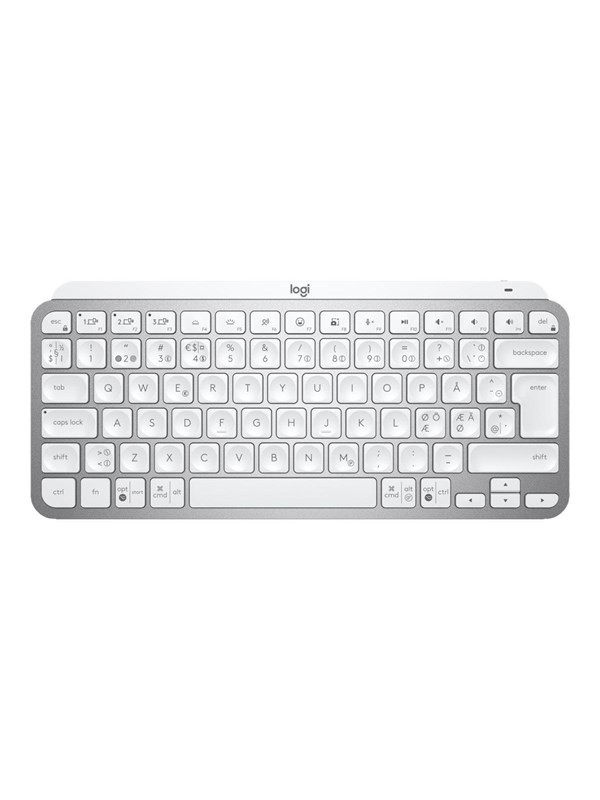 Logitech MX Keys Mini for Business - Tastatur - Nordisk - Grå