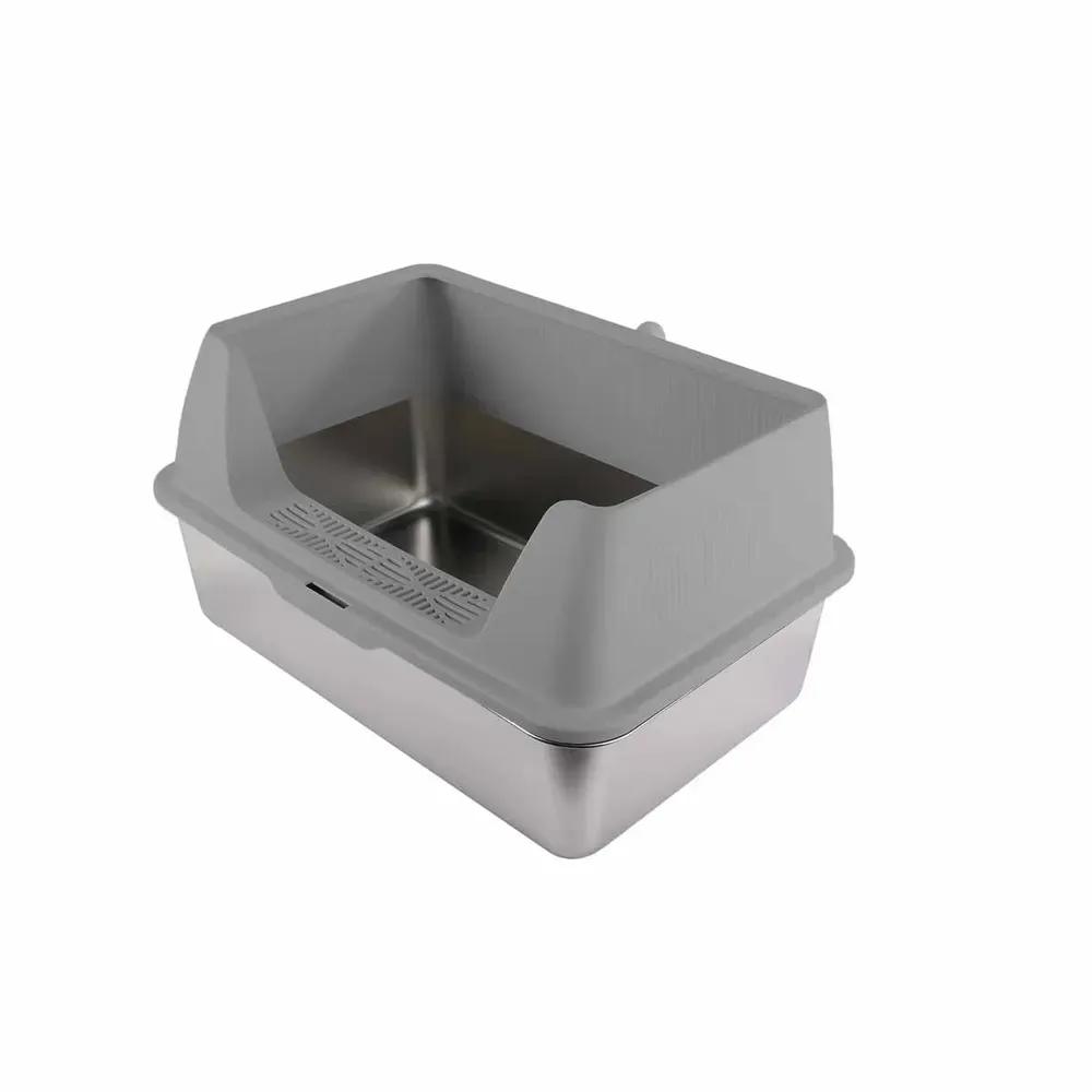 Kattetoalett Stainless Steel Grå