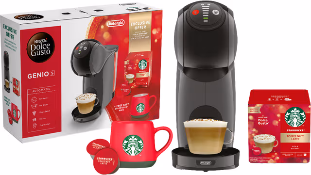 Nescafé Dolce Gusto Genio S kapselmaskin Starbucks-pakke