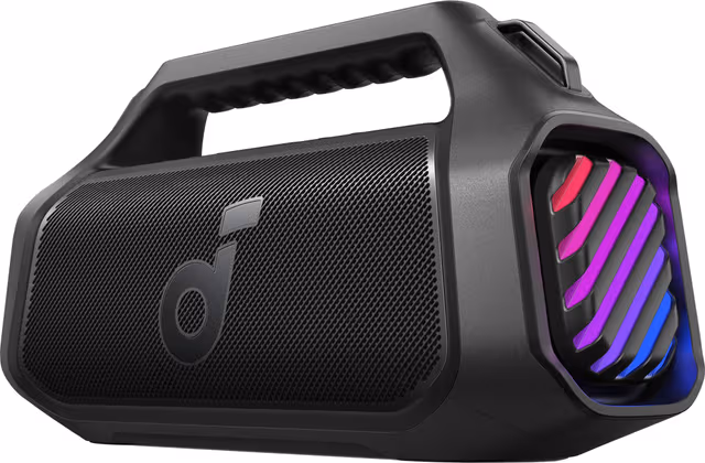 Soundcore Boom 2 Pro bærbar trådløs høyttaler (sort)