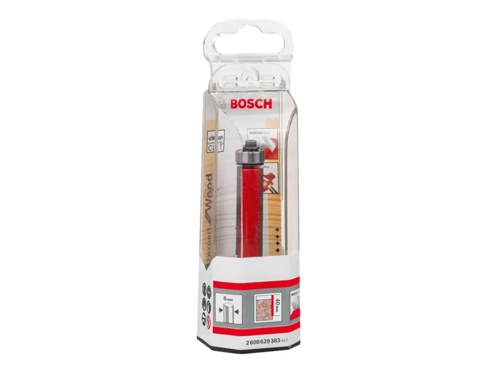 Bosch Expert for Wood Laminate kantfresejern, 8 mm, D1 12,7 mm, L 40 mm, G 84 mm 8 mm, D1 12,7 mm, L 40 mm, G 84 mm