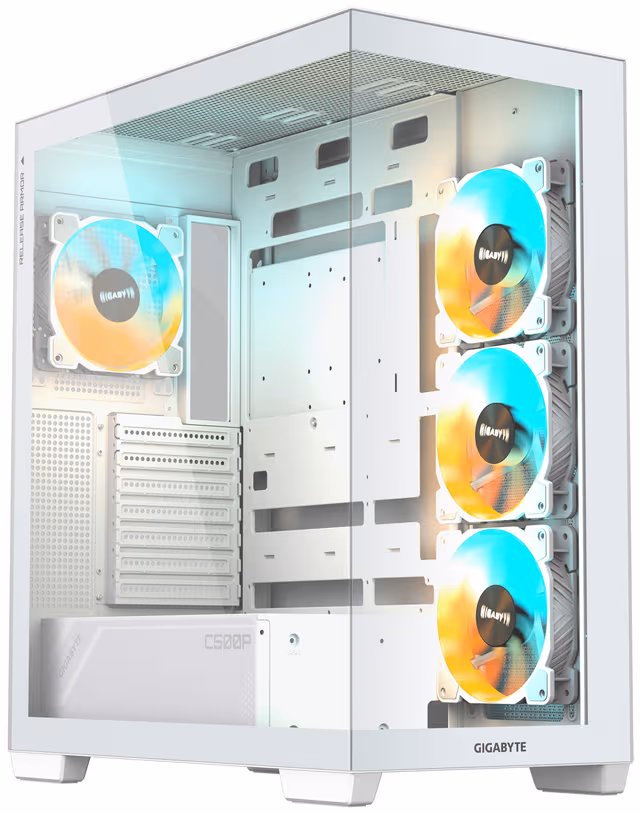 Gigabyte C500 Panoramic PC-kabinett (stealth ice)