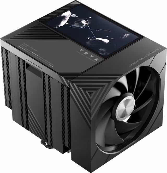 TRYX TURRIS 620 120mm Dual-Tower CPU luftkjøler (sort)