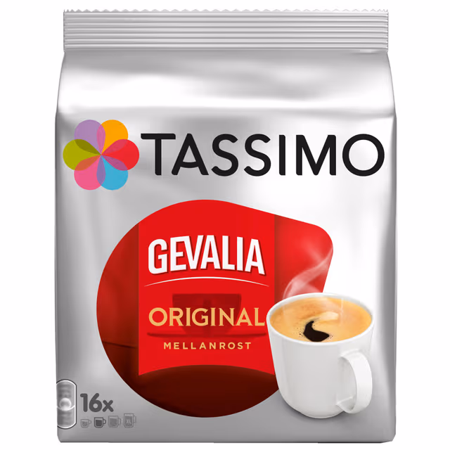 Tassimo Gevalia Mellanrost Original TAS4031651 kapsler