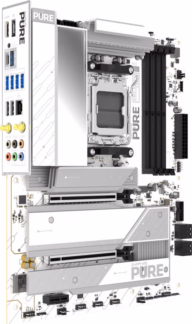 Sapphire Pure X870A WIFI7 hovedkort