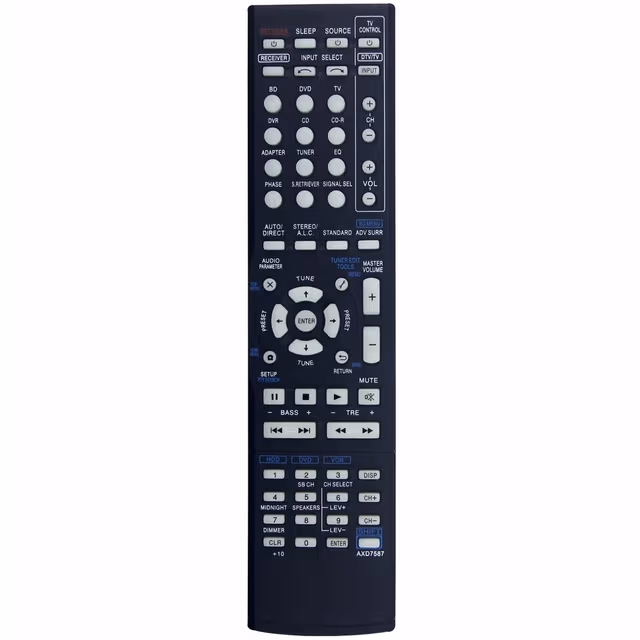 Fjernkontroll Utskiftning for AXD7587 for Pioneer AV-receiver Stereo System