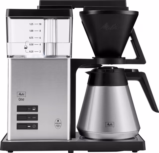 Melitta One Thermo kaffetrakter 22775 (rustfritt)