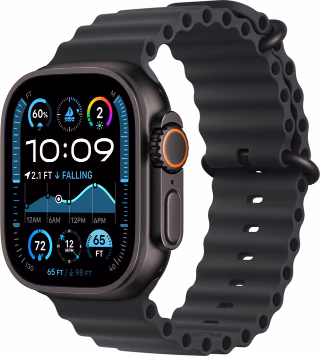 Demo Apple Watch Ultra 2 49mm GPS+CEL (Sort Titan/Sort Ocean Band)