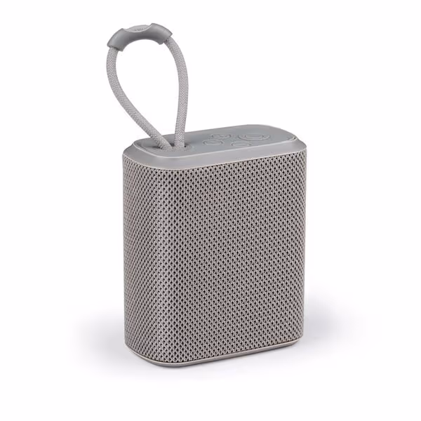 Bærbar Bluetooth-høyttaler 3W med radio og AUX - grå