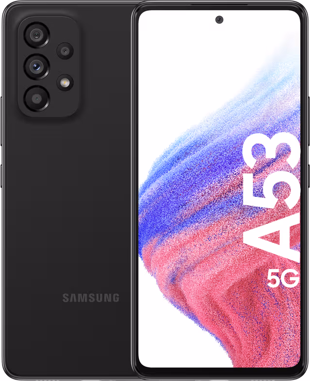 Samsung Galaxy A53 5G smarttelefon 8/256GB (sort)