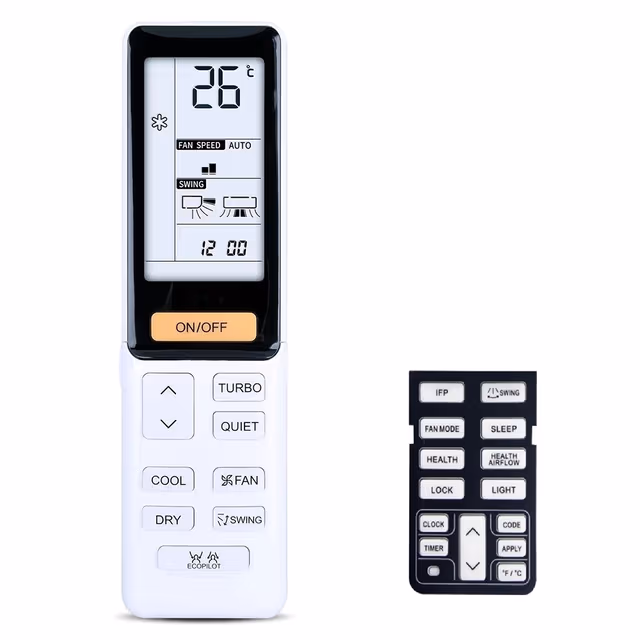 Erstatning fjernkontroll for 0010402886D for Haier klimaanlegg