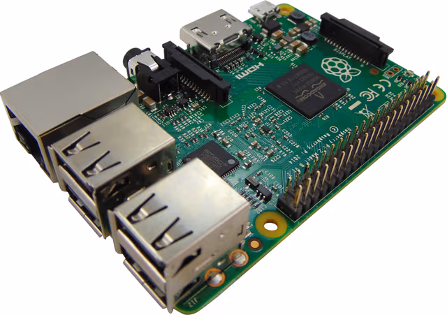 Raspberry Pi 2 Model B v 1.2 stasjonær mini-PC