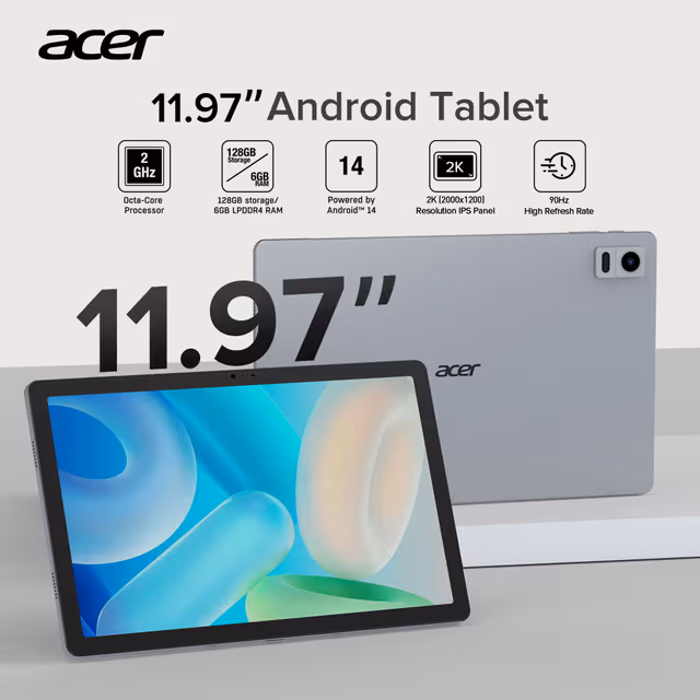 Acer ACTAB1225E 6/128GB 11,97" nettbrett