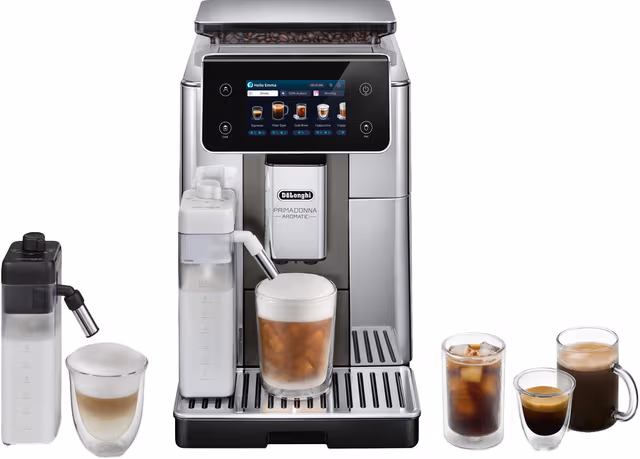 DeLonghi PrimaDonna Aromatic kaffemaskin ECAM630.75.TSM (sølv)