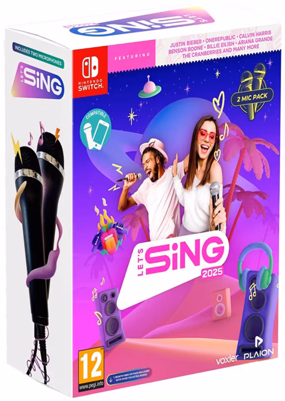 Let's Sing 2025 - 2 Mic Pack (Switch)