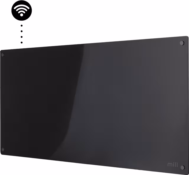Mill Glass Smart WiFi panelovn GL1300WIFI4BLACK (sort)