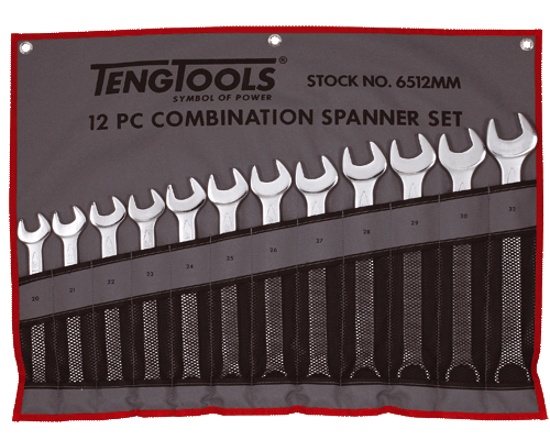 5,5-19mm - Teng Tools Ringnøkkelsett
