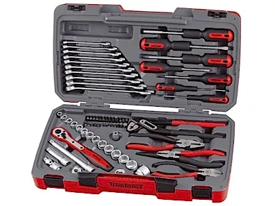 3/8" m/ verktøy - Teng Tools Pipe-nøkkelsett T3867 -- 67 deler