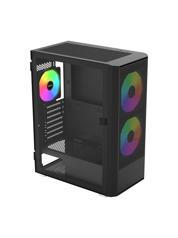 Montech X2 Plus - Kabinett - Miditower - Svart