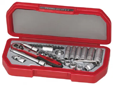 Toppnøkkelsett Tengtools 1/4" 36 deler