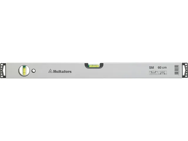 Alu vaterpass SM 60 med 2 blokklibeller, 600 mm