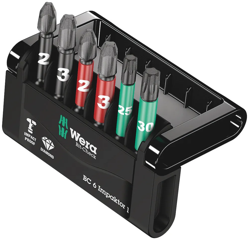 Wera Mini-Check Impaktor 4 - Bitsett